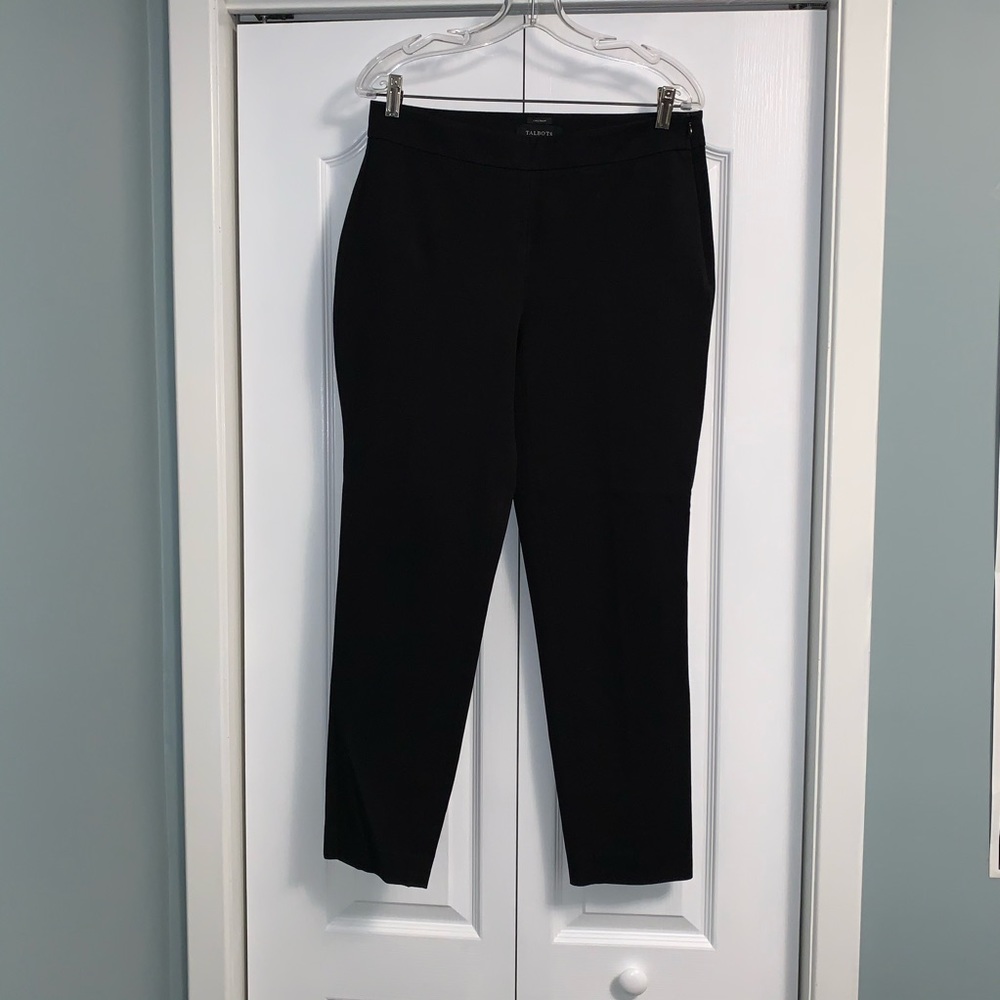 TALBOTS Chatham black dress pants women’s size 8 office wear